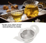 Tea Infuser Filter – Stainless Steel Fine Mesh - Teapot Style, Natural Color - Image 4