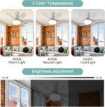 Fan with LED Light & Remote Control - 42 cm - Image 5
