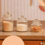 Transparent Airtight Fluted Glass Jar – 1.2 L ( 20 × 9 cm ) - Image 4