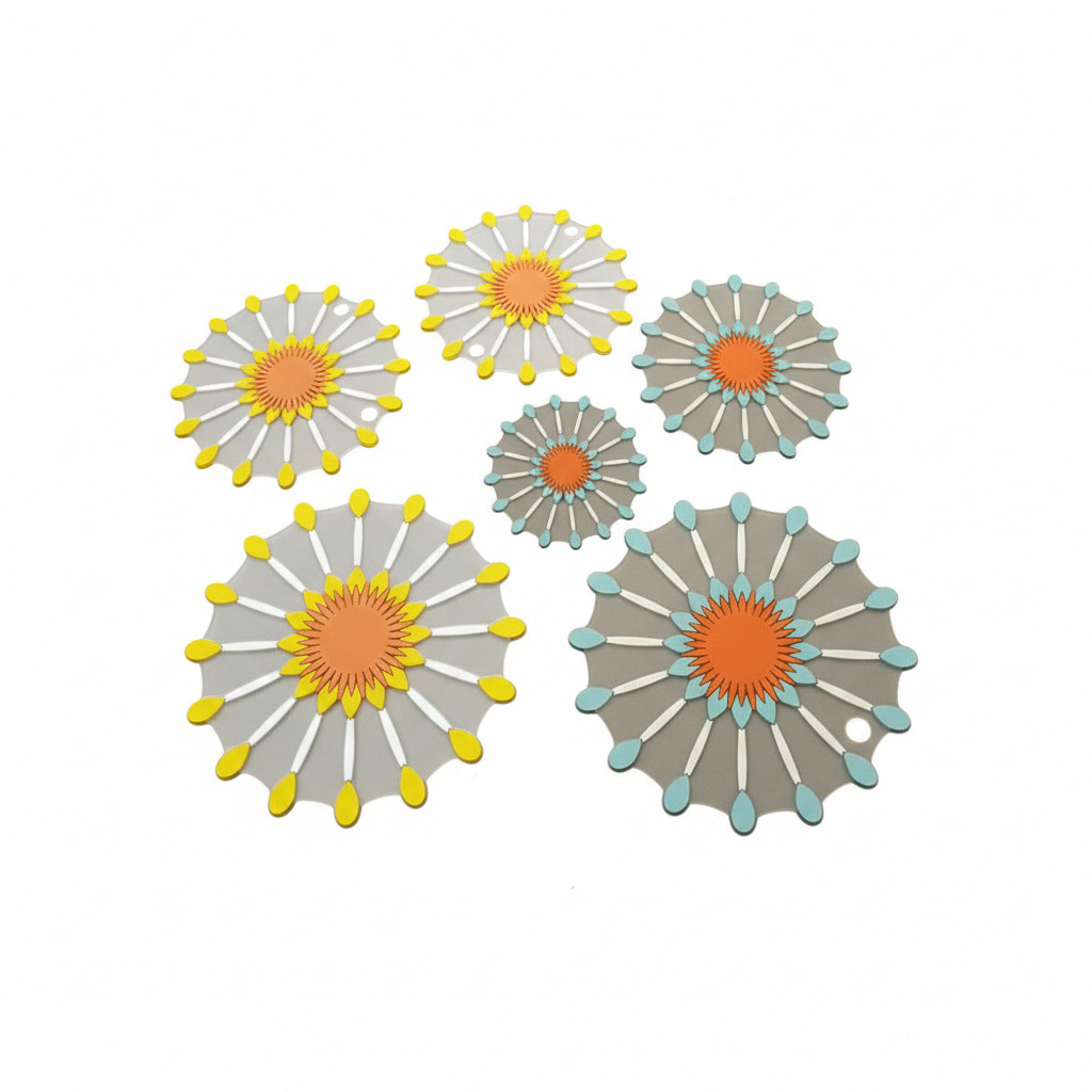 Gemini_Generated_Image_3jt6si3jt6si3jt6 Silicone Mats Anti-Slip Flower Design Set of 3 - Image 1