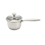 Chef’s Classic Stainless Steel Saucepan with Lid – 16 cm Silver