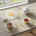 Silicone Mats  Anti-Slip Flower Design  Set of 3 - Image 2