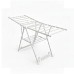 Foldable Aluminum Alloy Clothes Drying Rack 116 cm –  Silver