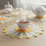 Silicone Mats  Anti-Slip Flower Design  Set of 3 - Image 3