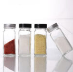 Spice Jar Glass Condiment Bottle with Lid  (10 cm x 4 cm) - Image 2