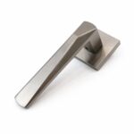 Lever Handle With Square Rose Matt Antique Bronze