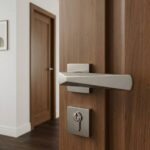 Lever Handle With Square Rose Matt Antique Bronze - Image 2