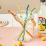 Wavy Glass Straws – Set of 4 - Image 3