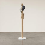 Flapper Coat Rack - Natural And White - Image 2