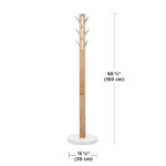 Flapper Coat Rack - Natural And White - Image 5