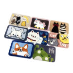 Cute Pet Fiber Floor Mats Collection - 40 × 60 cm - 08 Designs Choices