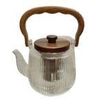 Glass Infuser Teapot With Stainless Steel Liner And Filter - 1200 ml