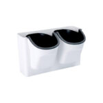 Wall-Mounted Self-Watering Flower Pot – White