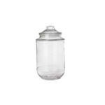 Glass Food Storage Jar with Glass Lid ( 12 × 08 cm )