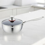 Tri-Ply Material Cooking Pot / Milk Pot Stainless Steel – 16 cm - Image 2