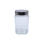 Glass Jar with Lid – 12 cm (H) × 7 cm (D)
