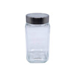 Glass Jar with Lid – 16 cm (H) × 7 cm (D)