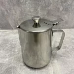 Milk Jug with Lid  Stainless Steel – 300 ml - Image 5