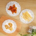 White Round Lace Paper Doilies - 19 cm 100 Pc - White - Image 3