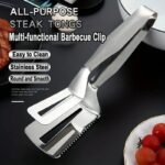 Food Clip Multi-Functional Stainless Steel  26 cm – Silver - Image 4