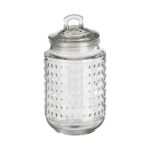 Provisions Dots – Glass Storage Jar with Glass Lid ( 20 × 10 cm ) - Image 2