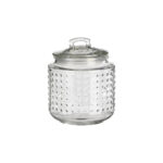 Provisions Dots – Glass Storage Jar with Glass Lid ( 12 × 08 cm ) - Image 2