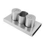 Salt And Pepper Shaker Set – Matte Stainless Steel