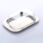 Butter Dish  Stainless Steel  with Lid - Image 3