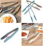 Kitchen Serving Plastic Cooking Tongs Set Of 3 - Image 6