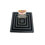Shengya Silicone Coaster And Trivet  18× 18 cm – Black