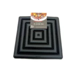 Shengya Silicone Coaster And Trivet  23 × 23 cm – Black