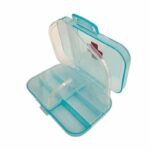 Assorted Plastic Pill Box – Blue / Pink - Image 2