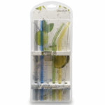 Reusable Borosilicate Glass Straws Set Of 5