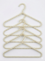 Pearl stainless steel hanger white and pink - Image 2