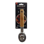 Slotted Spoon with Wooden Handle – 18 cm