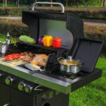 Iron Barbecue Grill with Dual-Surface Side Shelves - Image 5