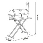 Premium Iron Barbecue Grill with Portable Stand - Image 6