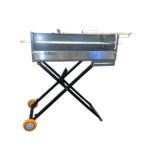 OurCamp Portable Folding Iron BBQ Grill