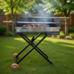 OurCamp Portable Folding Iron BBQ Grill - Image 3