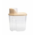 Cereal and Grain Storage Container Lid With Cup