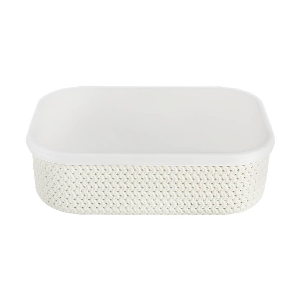OSM-1984-1 Plastic Storage Box 8cmx26cm×36.5cm - White - Image 1