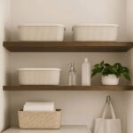 Plastic Storage Box 8cmx26cm×36.5cm - White - Image 2