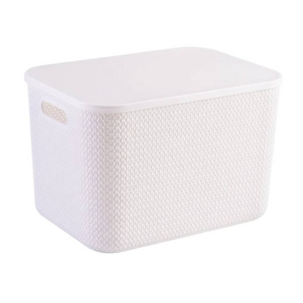 OSM-1985-1 Plastic Storage Box 21.4 cm × 8.4 cm × 26 cm - White - Image 1