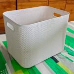 Plastic Storage Box 21.4 cm × 8.4 cm × 26 cm - White - Image 2