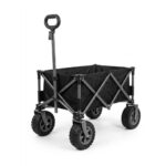 Outdoor Adventure Camping Trolley – Black Steel And PP Frame