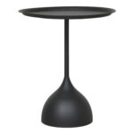 Wrought Iron Round Coffee Table Black