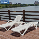 Outdoor Lounge Chair - White - Image 3