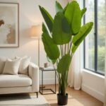 Plant Banana Tree 12-Leaf Realistic Indoor Tropical Greenery - Image 2