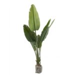 3-fork 9-leaf PVC pipe simulation traveler's canna