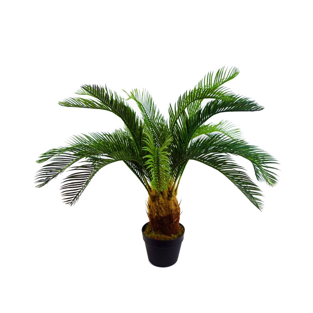OSM-2039-1 Artificial Tropical Cycas Palm Plant with Pot (Plastic) - Image 1